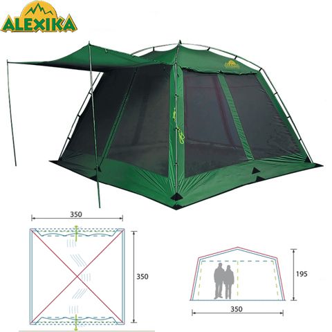 9159.0301 - Тент-палатка кемпинговая CHINA HOUSE green