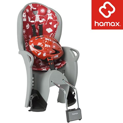 HAM.5510.58 - Велокрісло дитяче KISS grey/red + шолом