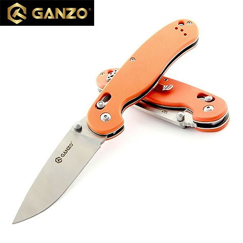 G727M-OR - Нож Ganzo G727M-OR оранжевый