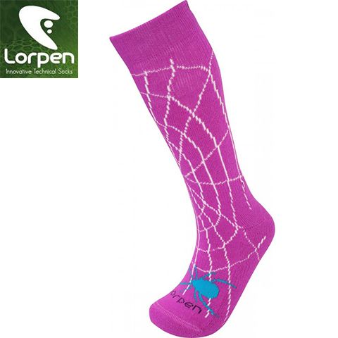 6310039-3093-kidsS - Шкарпетки дитячі T2 Kids Merino Junior Ski Sock SKS 3093 spider fucsia