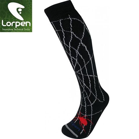 6310039-3094-kidsM - Шкарпетки дитячі T2 Kids Merino Junior Ski Sock SKS 3094 spider black