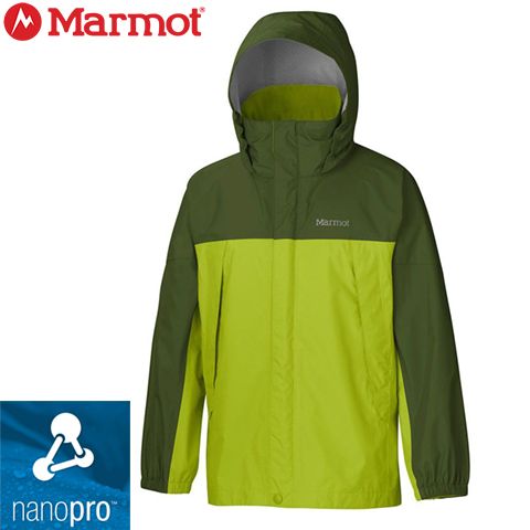 MRT 50900.4430-S - Куртка штормова дитяча Boy's PreCip Jacket Green Lichen/Greenland 