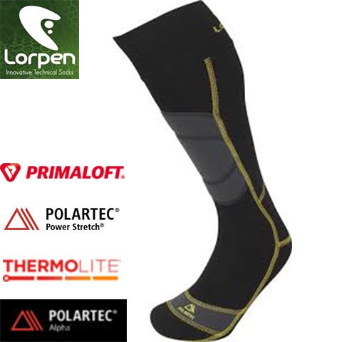 6110008-9937-M - Шкарпетки T3+ Ski Polartec® Warm Active (SWA 9937) black
