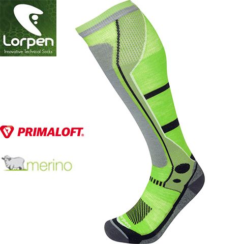 6210100-5448-M - Шкарпетки лижні T3 SKI LIGHT (S3ML 5448) green lime