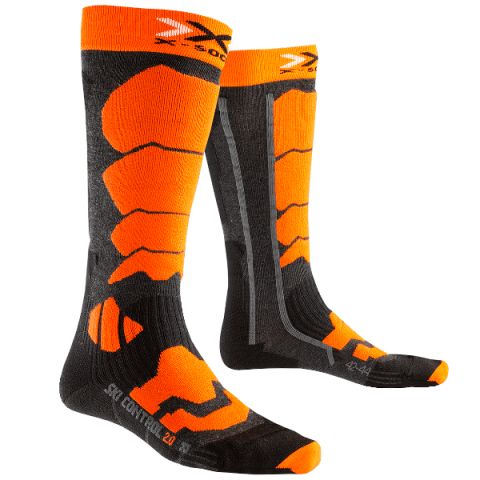 X100090G046 45/47 - Шкарпетки лижні SKI CONTROL 2.0 G046 anthracite/orange