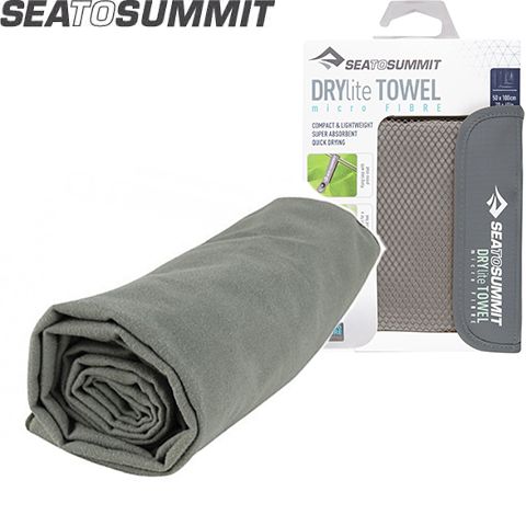 ADRYAXLGY - Рушник туристичний DryLite Towel grey XL (75x150 см)