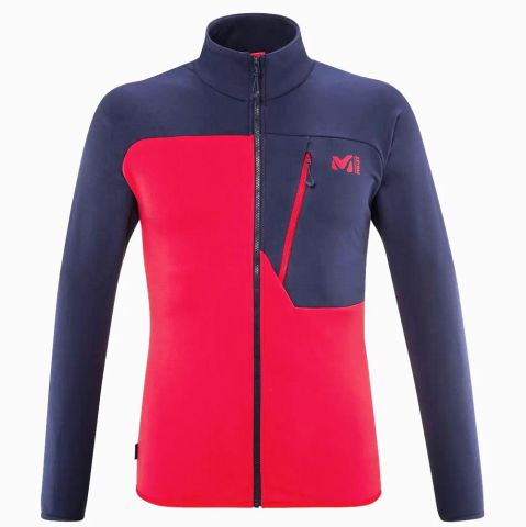MIV9470 8083#S - Фліс чоловічий SENECA Jacket M rouge/saphir