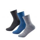 SC592063A-273A#36-40 - Шкарпетки  DAILY MERINO LIGHT Socks 3PK indigo mix