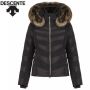 DWWQGK11-93-44 - Куртка лижна жіноча NIKA Down Jacket black (з хутром)