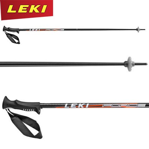 6374623-125 - Палки лижні FORCE orange 125 cm