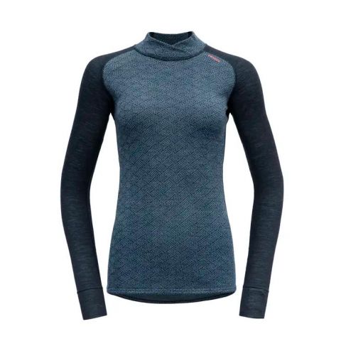 GO324226A-284A#S - Термобілизна (верх) KVITEGGA Merino 230 Wmn Cross Neck ink