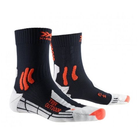 XS-TS13S19U-A046#39-41 - Шкарпетки Trek Outdoor midnight blue/kurkuma orange