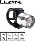 4712805975938 - Фара передня LED FEMTO DRIVE FRONT silver (15 lm)