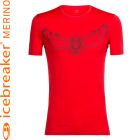 104 137 601 L - Футболка чоловіча Tech Lite SS Crewe Night Owl Mens rocket