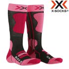 XS-SS00W19J-G307#31/34 - Шкарпетки дитячі SKI JR 4.0 anthracite melange/fluo pink