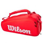 WR8010301001 - Сумка тенісна SUPER TOUR 15 PK red
