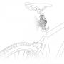 E000AA00 - Велокріплення ліхтаря Bike Adapt black