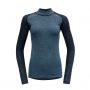 GO324226A-284A#S - Термобілизна (верх) KVITEGGA Merino 230 Wmn Cross Neck ink