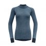 GO324226A-284A#S - Термобілизна (верх) KVITEGGA Merino 230 Wmn Cross Neck ink