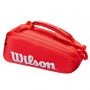 WR8010701001 - Сумка тенісна SUPER TOUR 6 PK red