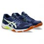 c-1071A091-403#10H - Кросівки для бадмінтону GEL-ROCKET 11 M blue expanse/safety yellow